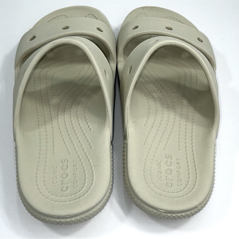 Crocs Adults' 2 Strap V2 Sandals Size 7 Women/5 Men’s - Picture 7 of 9